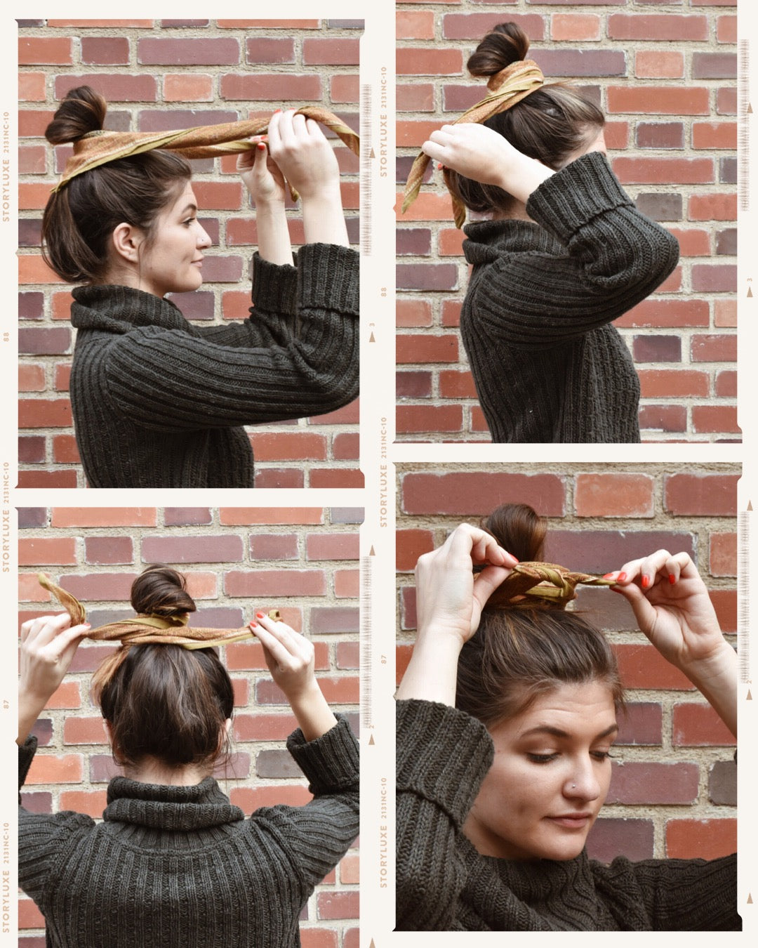 How to Tie a Bandana in your Hair