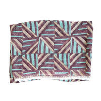 layla georgette scarf folded flat against white