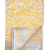 Limon Kitchen Towel, folded with corner open showing one of the loops