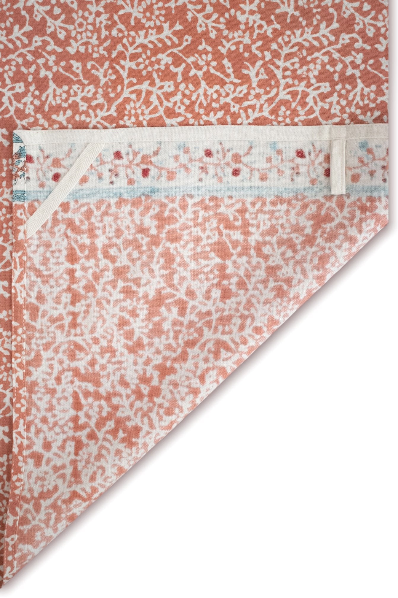 Blossom Kitchen Towel, close up on the two loops