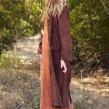 Carla Corduroy Coat paired with the Stevie Corduroy Jumpsuit